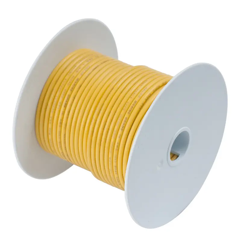 Ancor 1/0 Awg Yellow Tinned Copper Battery Cable – 50 Feet (Model 116905) 1