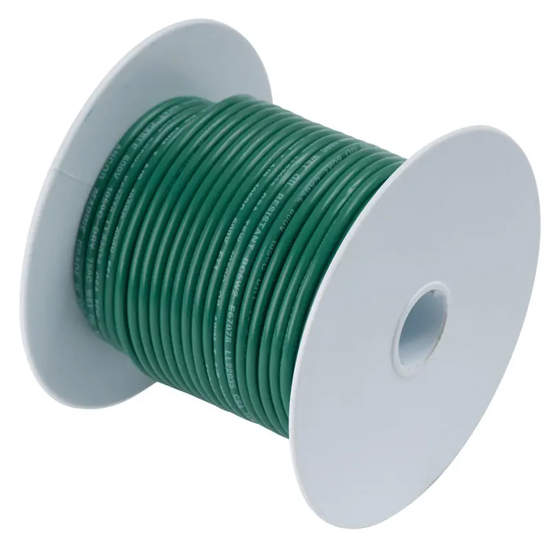 Ancor 10 Awg Green Marine Primary Wire – 100-Foot Spool [108310] 1