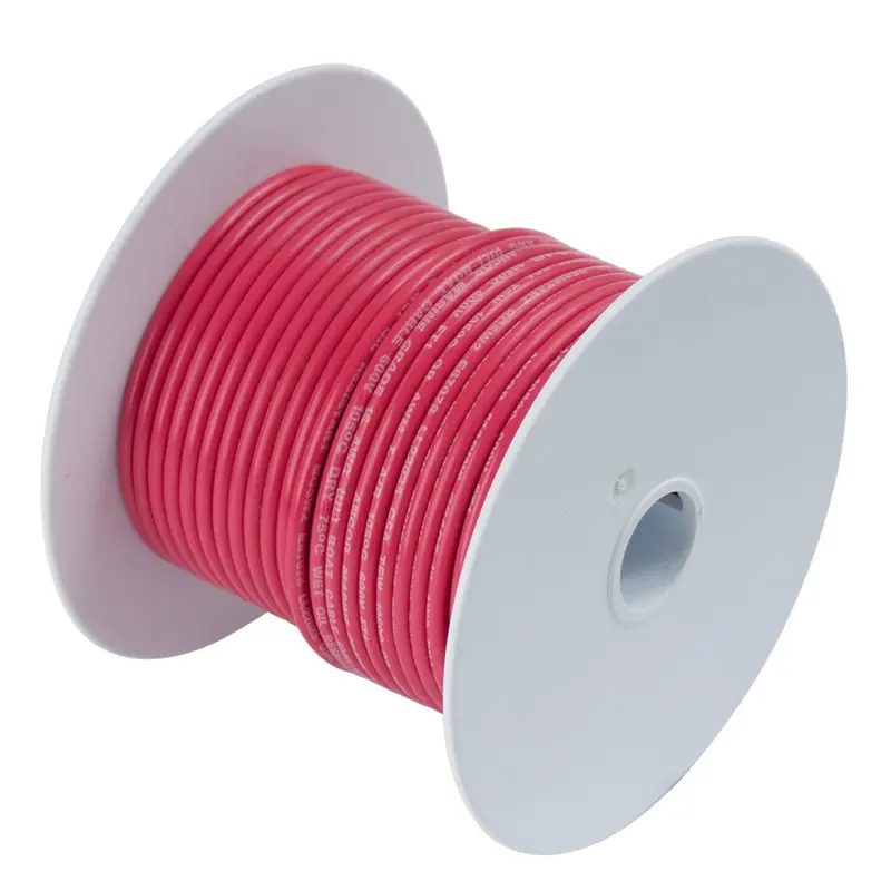 Ancor 10 Awg Red Marine Primary Wire – 100-Foot Spool [108810] 1