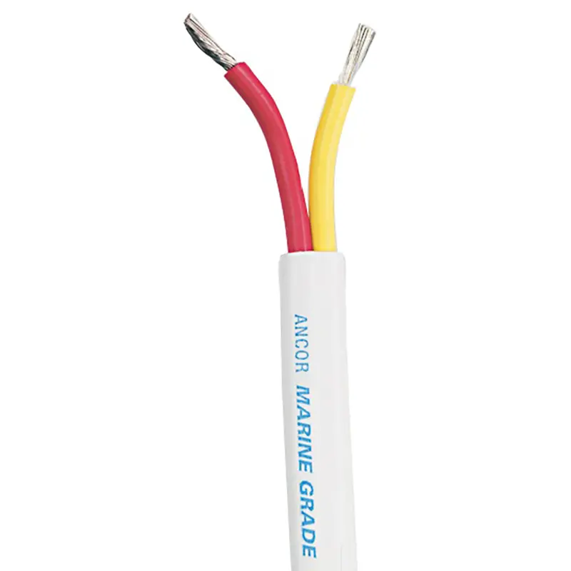 Ancor 12/2 Awg Red-Yellow Flat Duplex Marine Cable – 250 Feet 1