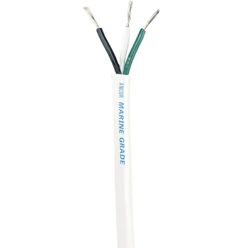 Ancor 14/3 White Triplex Marine Wire – Sold By The Foot For Boat Electrical Systems 1