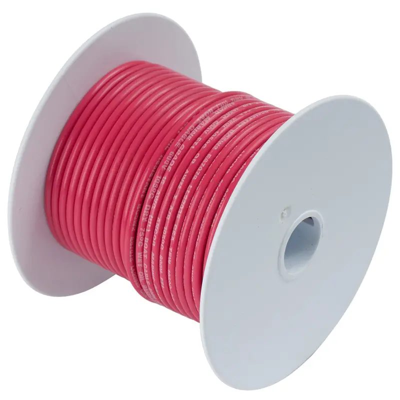 Ancor 14 Awg Red Primary Wire – 100-Foot Tinned Copper Wire, 104810 1