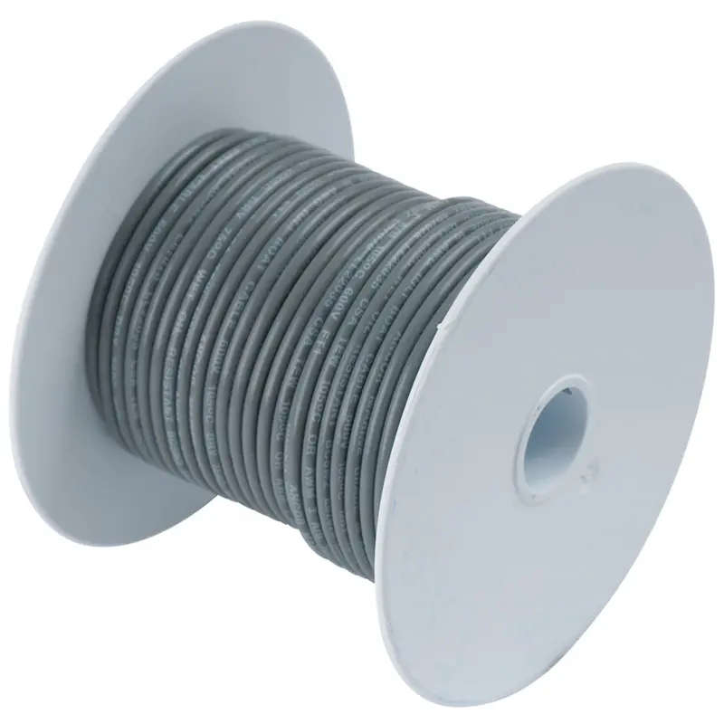 Ancor 16 Awg Grey Marine Primary Wire – 100-Foot Roll 1