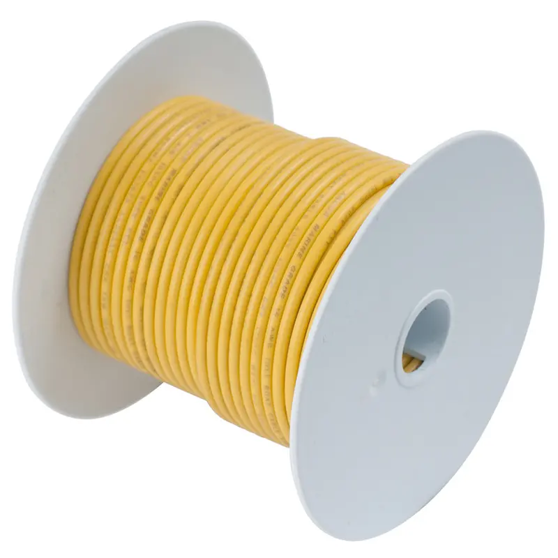 Ancor 18 Awg Yellow Tinned Copper Marine Wire – 100 Feet 1