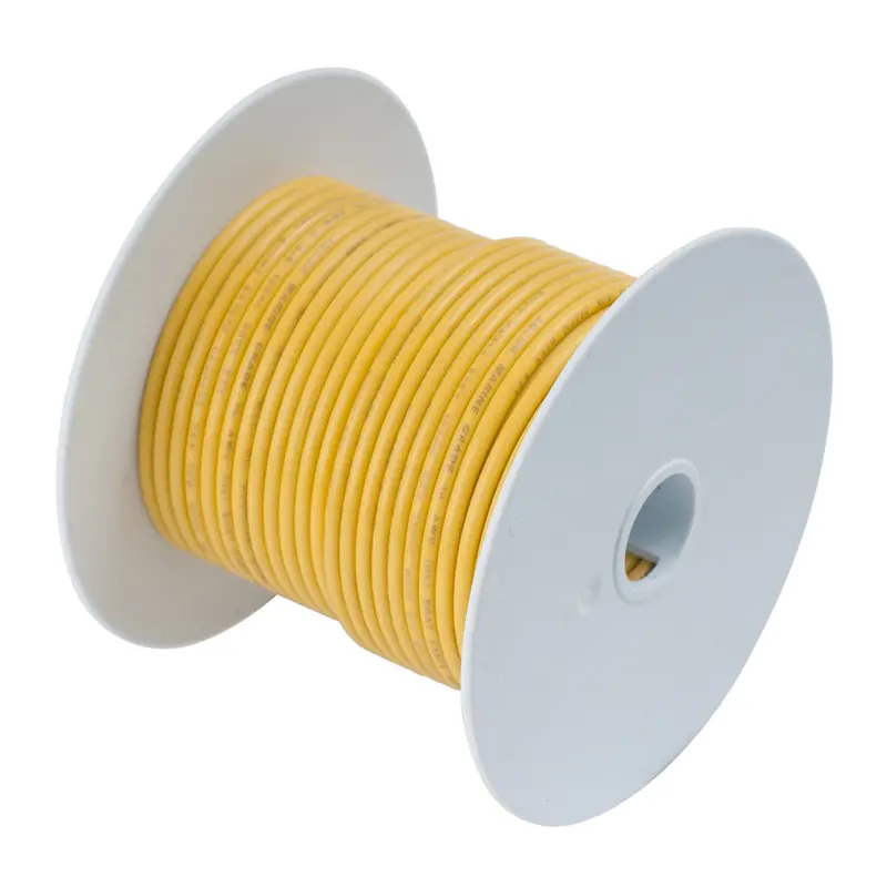 Ancor 8 Awg Yellow Battery Cable – 100-Foot Marine-Grade Tinned Copper Roll [111910] 1