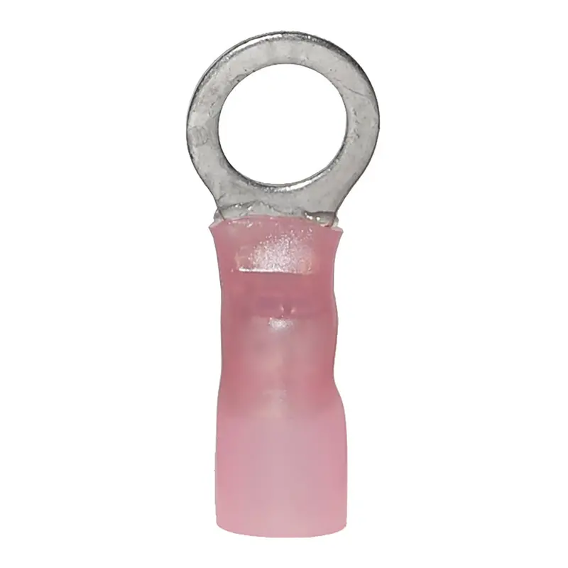 Ancor #8 Heat-Shrink Ring Terminals — 3/8" Stud Size (25-Pack) 1