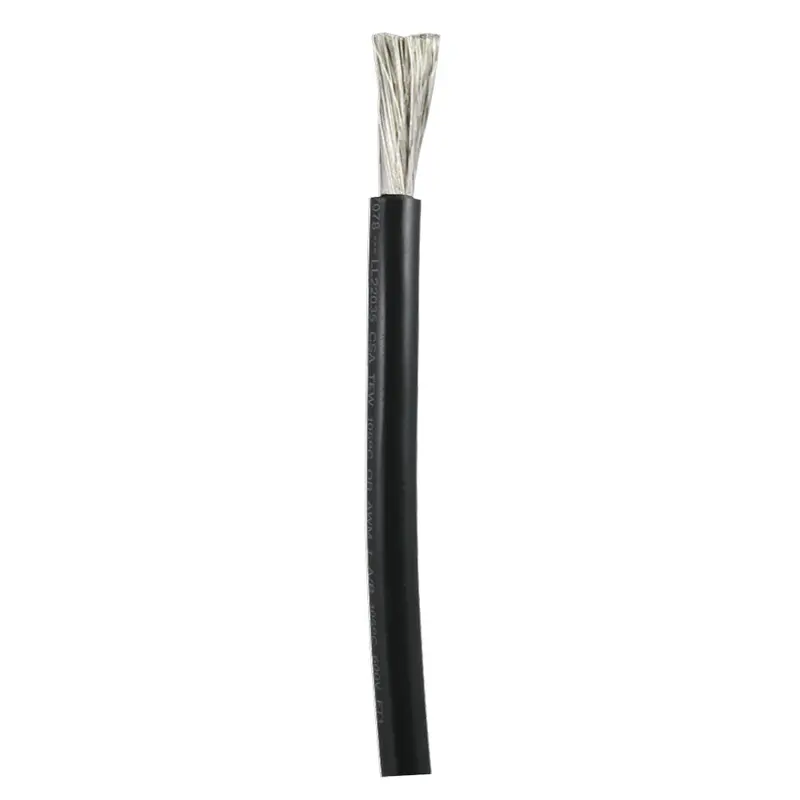 Ancor Black 1/0 Awg Marine Battery Cable – Sold By The Foot [1160-Ft] 1