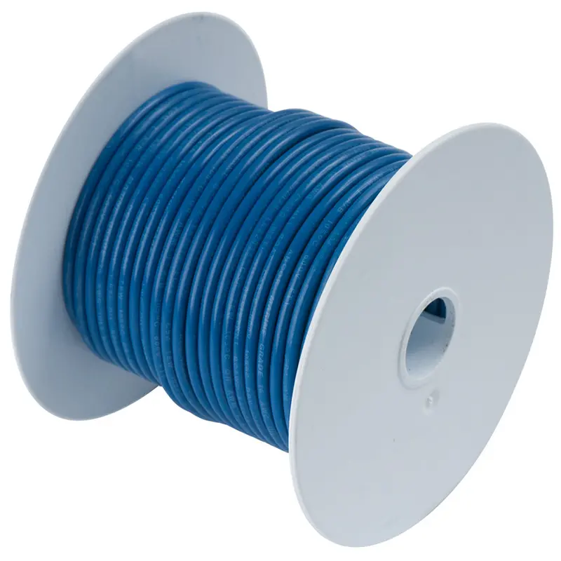 Ancor Dark Blue 12 Awg Tinned Marine Wire – 100-Foot Length, Ideal For Grounding Circuits (Model 106110) 1