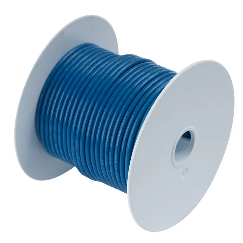 Ancor Dark Blue 14 Awg Tinned Copper Marine Wire – 100-Foot Spool [104110] 1