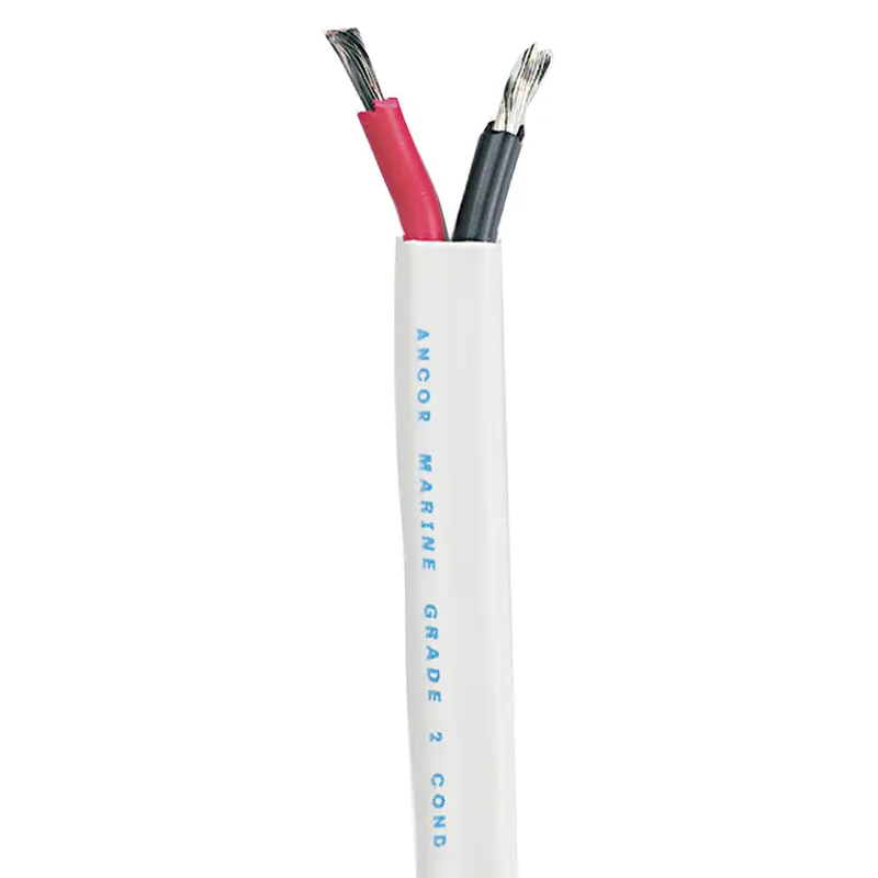 Ancor Flat Duplex Cable – 18/2 Awg (0.8Mm²), Red/Black, 500-Foot Roll [121950] 1