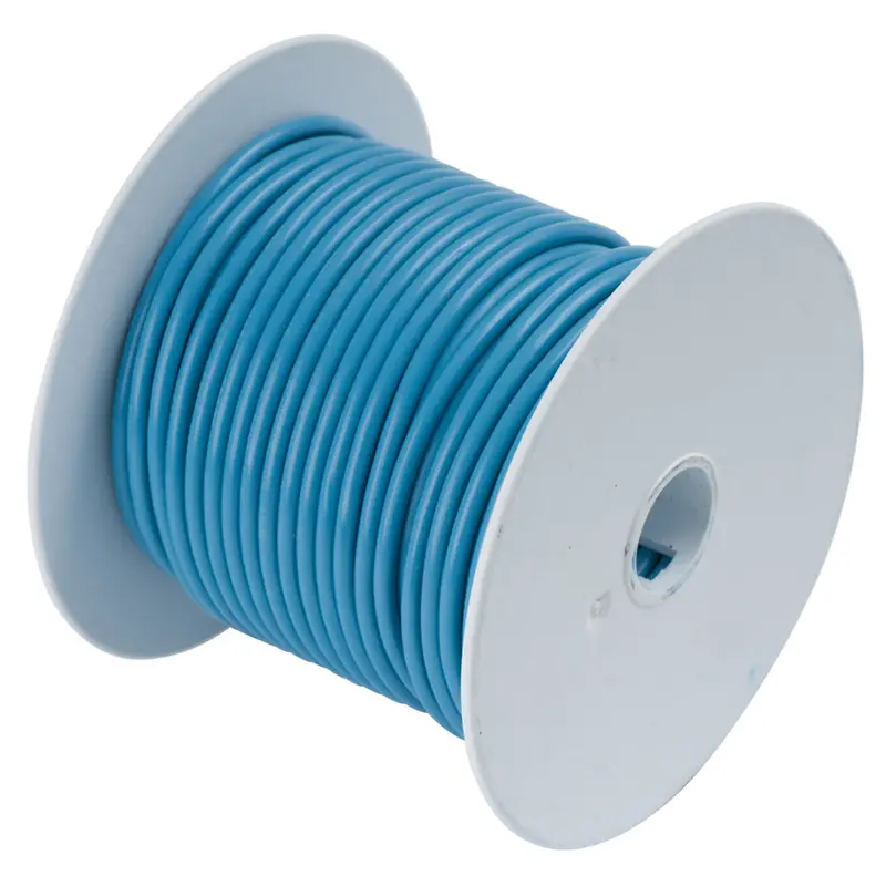 Ancor Light Blue 14 Awg Tinned Copper Marine Wire – 100-Foot Spool [103910] 1