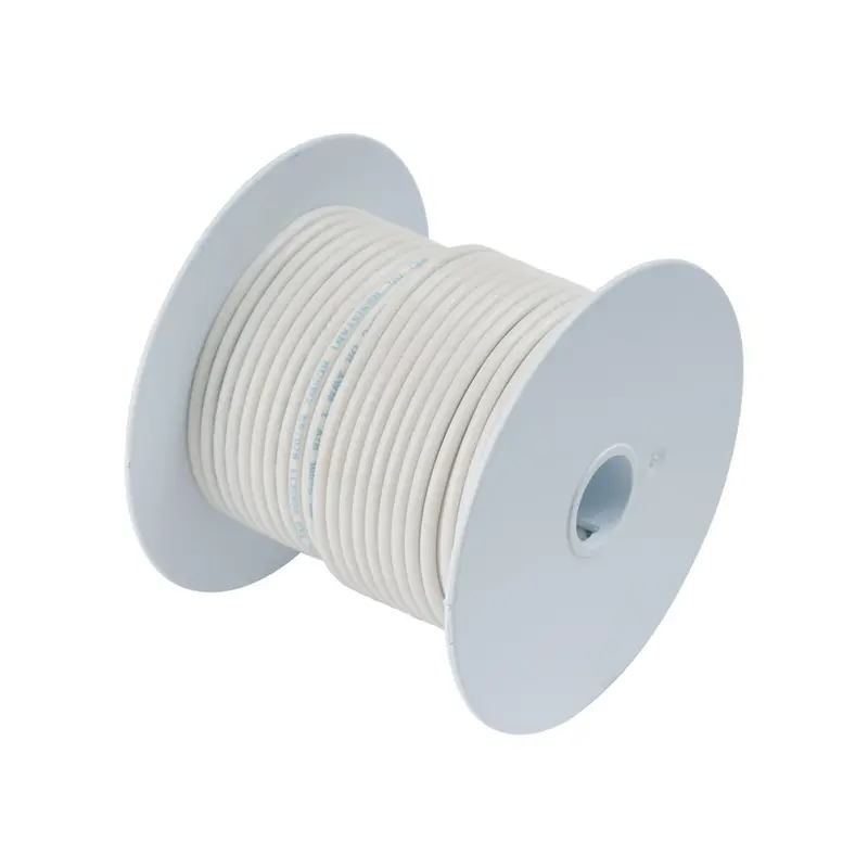 Ancor Tinned Copper Wire – White, 12 Awg, 100-Foot Spool (106910) 1
