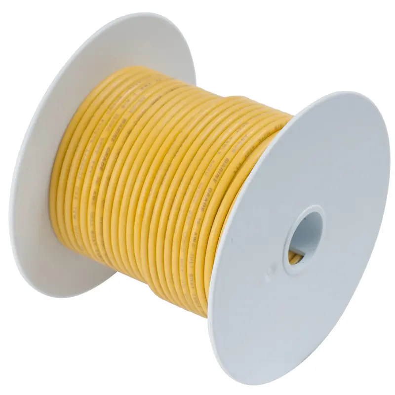 Ancor Yellow 10 Awg Tinned Marine Wire – 100-Foot Roll, Corrosion-Resistant (Model 109010) 1