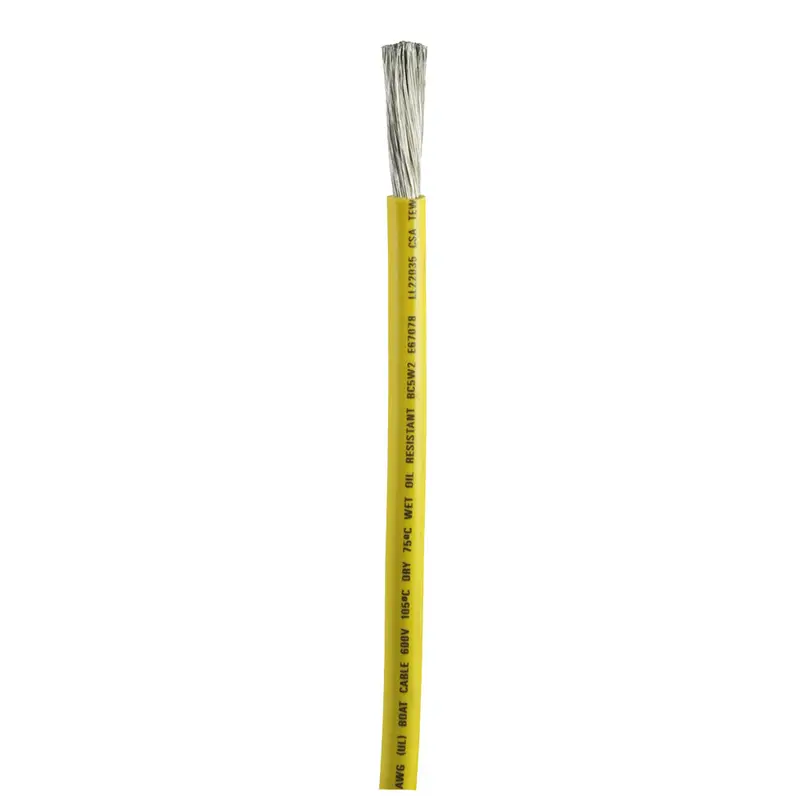 Ancor Yellow 2 Awg Marine Battery Cable – Sold By The Foot [1149-Ft] 1