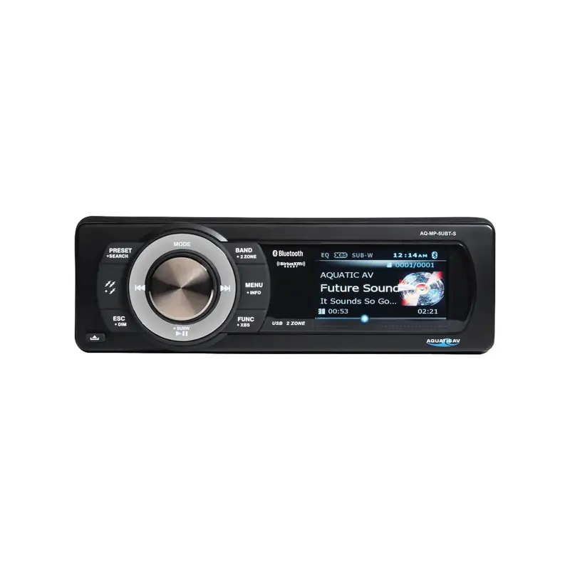Aquatic Av Mp521 Mp5+ Adventure+ Series All-Terrain Marine Stereo 1