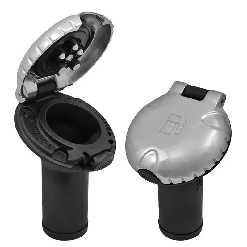 Attwood Angled Deck Fill For Carbon Canister Systems With Chrome Cap [99Dfccaz1S] 1