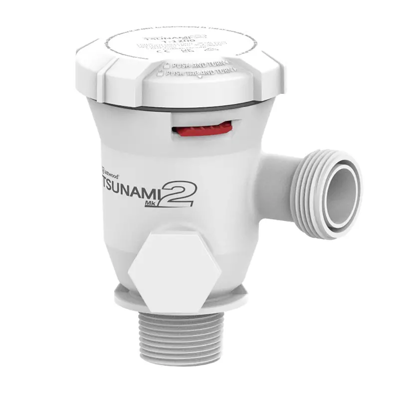 Attwood Tsunami Mk2 T1200 12V Bilge Aerator – 1" Npt Inlet, Compact Marine-Grade Design (5663-4) 1