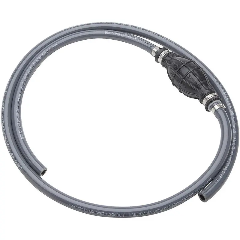 Attwood Universal 3/8" Fuel Line Kit – 6' Pre-Cut Marine-Grade Hose Assembly [93806Ulp7] 1