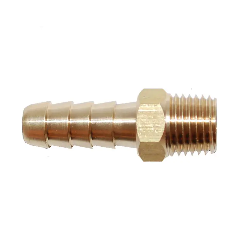 Attwood Universal Brass Fuel Hose Adapter – 1/4" Npt To 5/16" Barb 1