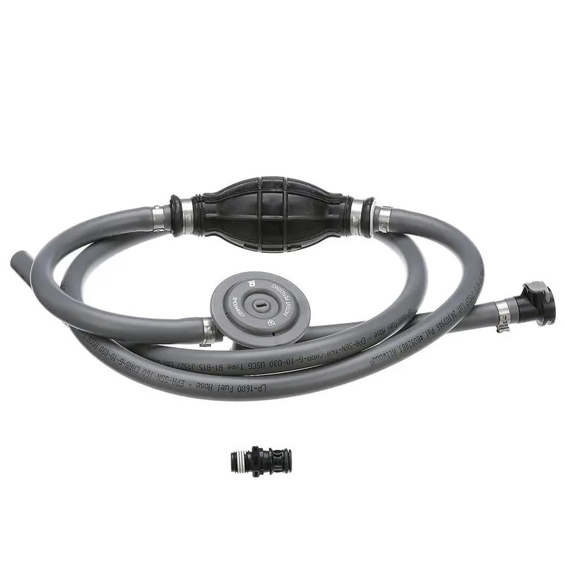 Attwood Universal Fuel Line Kit – 3/8" Od × 6', Sprayless Connectors + Demand Valve [93806Uusd7] 1