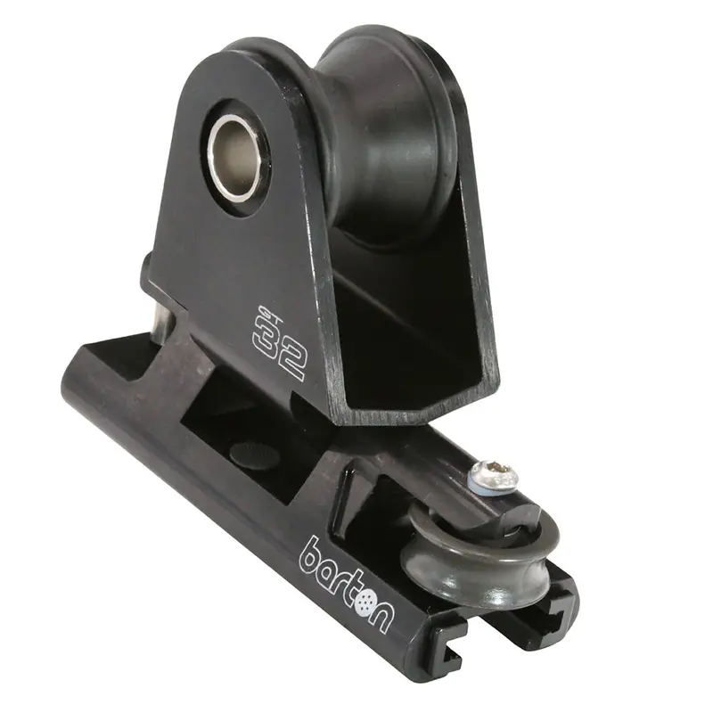 Barton 32Mm Towable Genoa Car With 2:1 Mechanical Advantage – Black Anodized 1