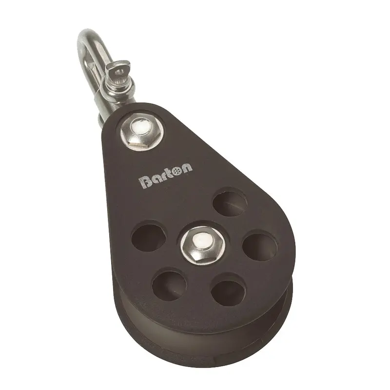 Barton Plain Bearing Single Swivel Pulley Block – Size 6 (64Mm) [N06130] 1