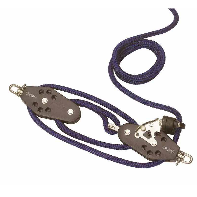 Barton Size 2 Swivel-Head 4:1 Vang System – Precision Sail Control Assembly 1