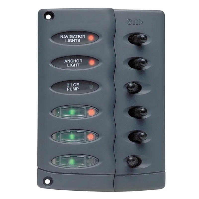 Bep Waterproof 6-Circuit Contour Switch Panel 1