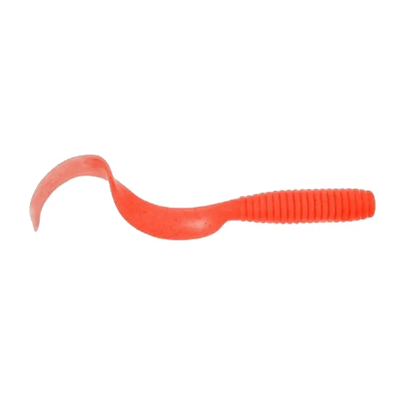 Berkley Gulp! 4" Saltwater Grub Soft Bait – Salmon Red 1