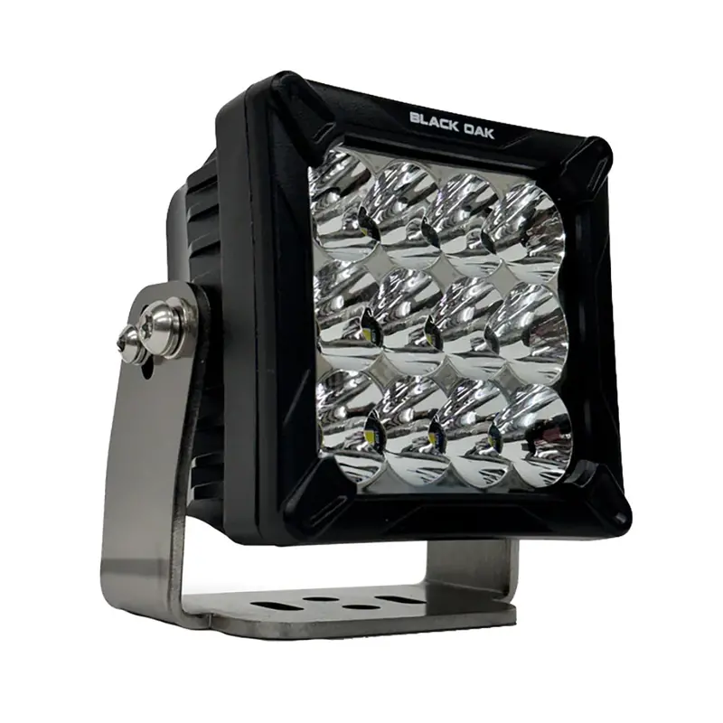 Black Oak 4-Inch Led Pod Light – 120W Combo Beam, Black Housing With Bracket Mount 1