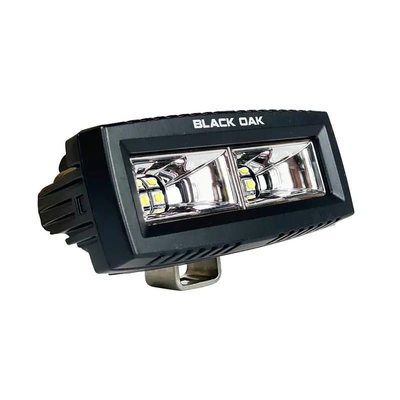 Black Oak 4-Inch Marine Led Spreader Light – Flood/Scene Beam, Pro Series 3.0, Black Housing (4Bms-S) 1