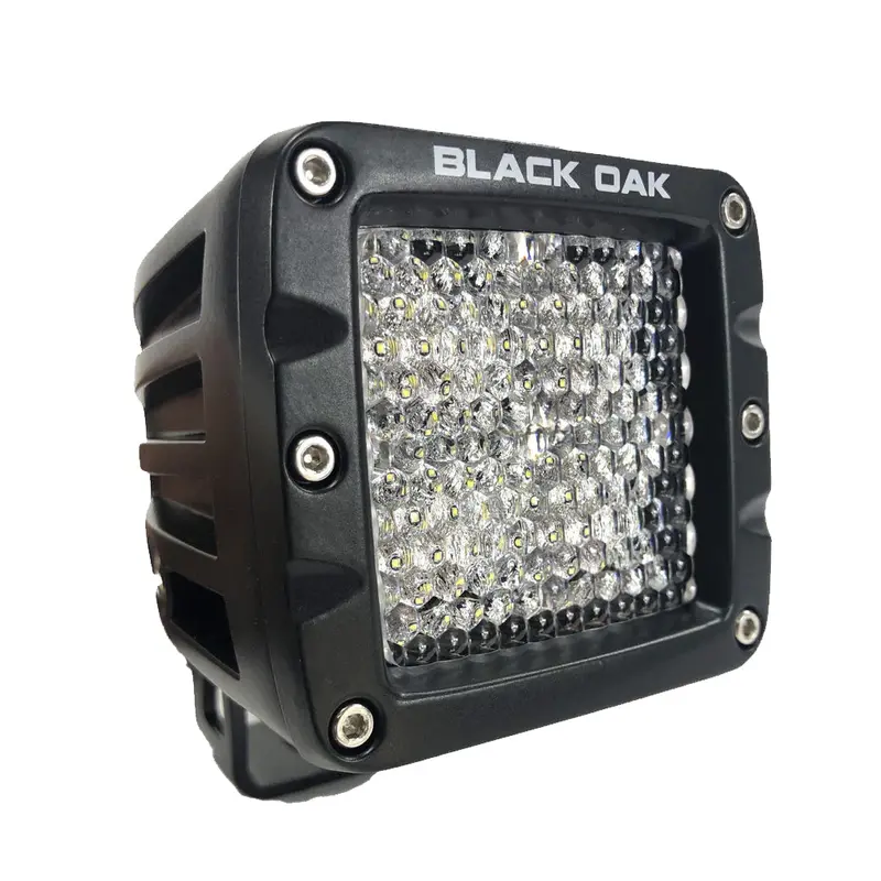 Black Oak Pro Series 3.0 2" Led Pod Light – Diffused Beam, Black Housing [2D-Pod10Cr] 1