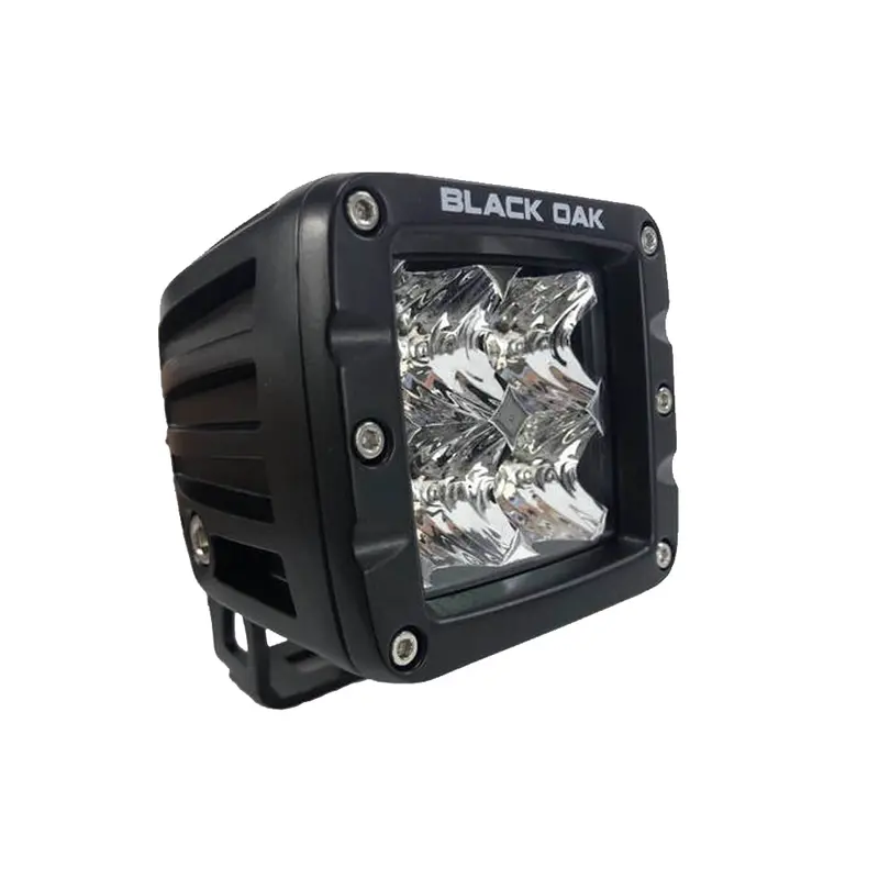 Black Oak Pro Series 3.0 2" Led Pod Light – Spot Beam, Black Housing [2S-Pod10Cr] 1