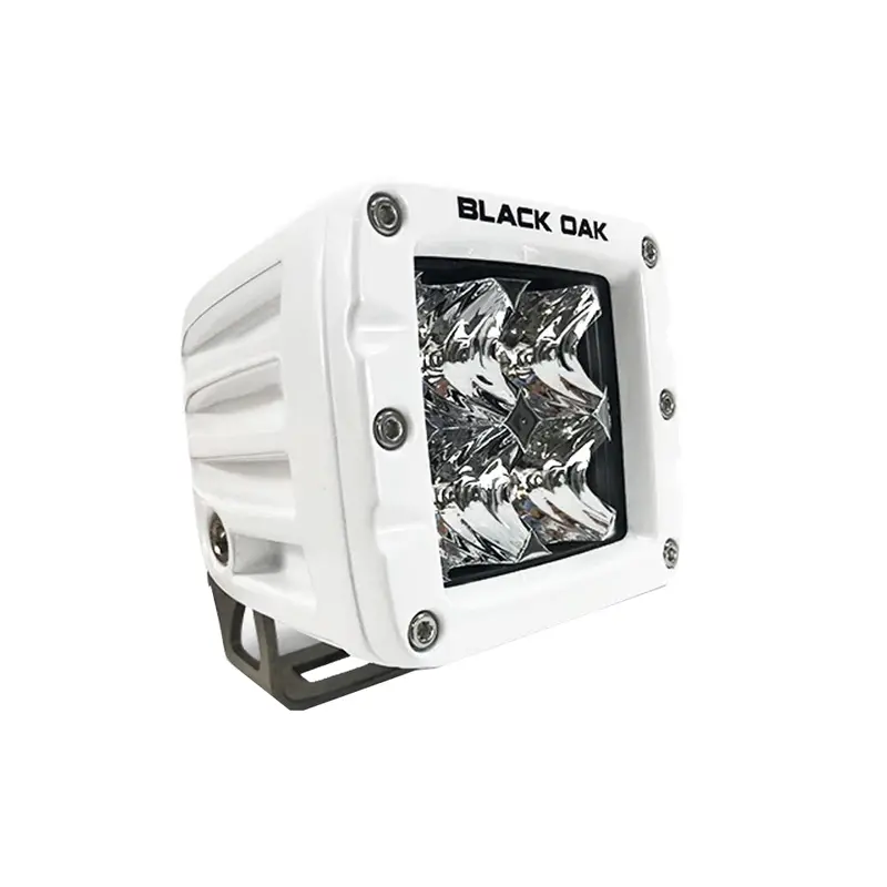 Black Oak Pro Series 3.0 2" Marine Led Pod Light – Spot Beam, White Housing [2Sm-Pod10Cr] 1