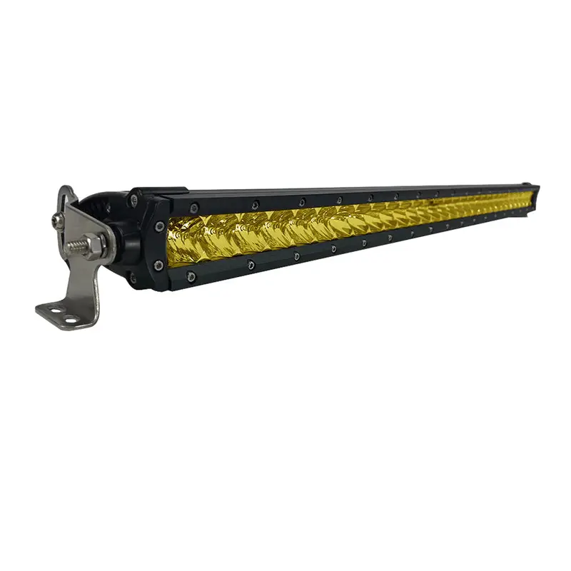 Black Oak Pro Series 3.0 30-Inch Yellow Led Light Bar – Single Row, Combo Beam, Black Housing (Model 30Y-S5Os) 1