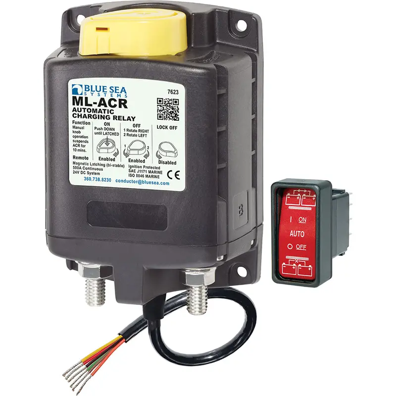 Blue Sea Ml-Series 24V Heavy-Duty Automatic Charging Relay – Model 7623 1