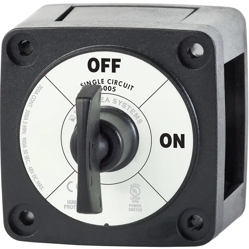 Blue Sea Systems Single-Circuit On-Off Battery Switch – Compact Marine Isolator 1