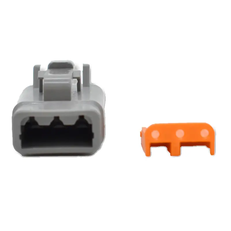 Bluewater 3-Position Dtm Female Connector With Wedge Lock – Secure, Low-Profile Connection [Dtm06-3S] 1