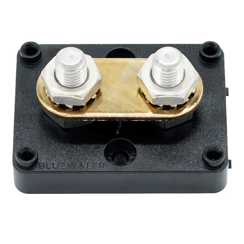 Bluwater 3/8-Inch Dual-Stud Copper Busbar Link – High-Conductivity Power Distribution Connector 1