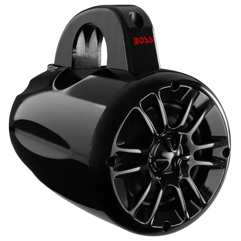 Boss Audio 4-Inch Wake Tower Speakers – Black Housing, 400W Max Power 1