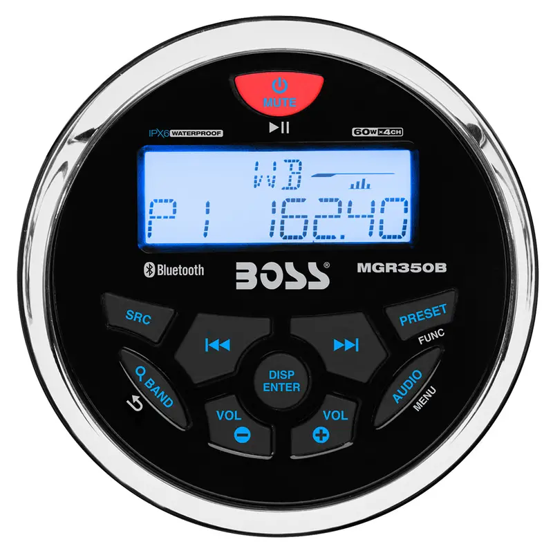 Boss Audio Mgr350B Marine Stereo Featuring Am/Fm, Bluetooth, And Usb Connectivity 1