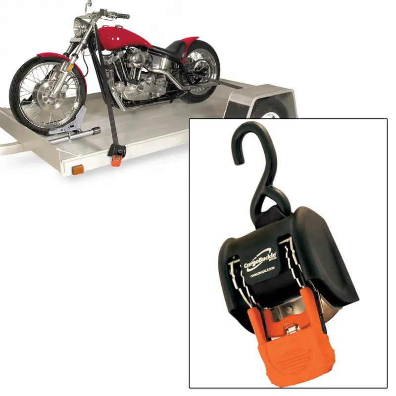 Cargobuckle G3 Retractable Ratchet Tie-Downs – 2" X 72", Pair [F18800] 1