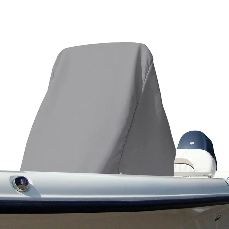 Carver Sun-Dura Large Center Console Boat Cover – Mist Grey, Universal Fit – 84003S-11 1