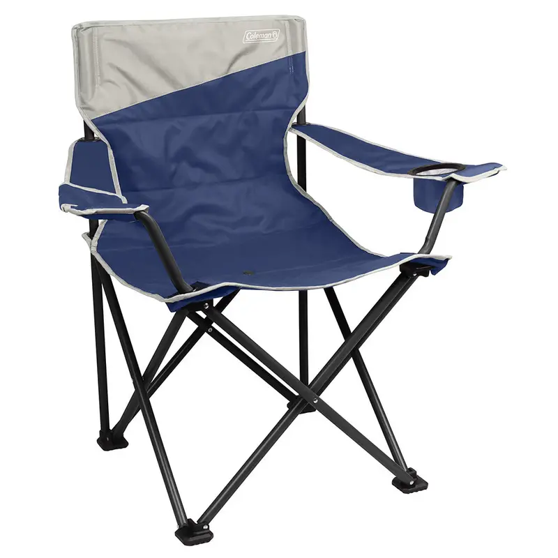Coleman Big & Tall Quad Camping Chair – Skyfall Blue Finish 1