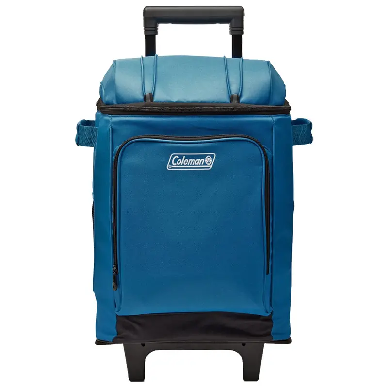 Coleman Chiller 42-Can Wheeled Soft-Sided Portable Cooler – Deep Ocean Blue 1
