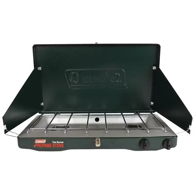 Coleman Perfectflow 2-Burner Propane Stove – Classic Design, Adjustable Flame Control [2223621] 1