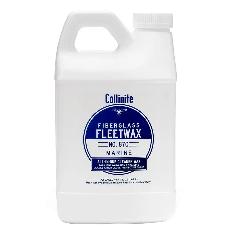 Collinite No. 870 Marine Fleetwax For Fiberglass Surfaces – 64-Ounce Container (870-64Oz) 1