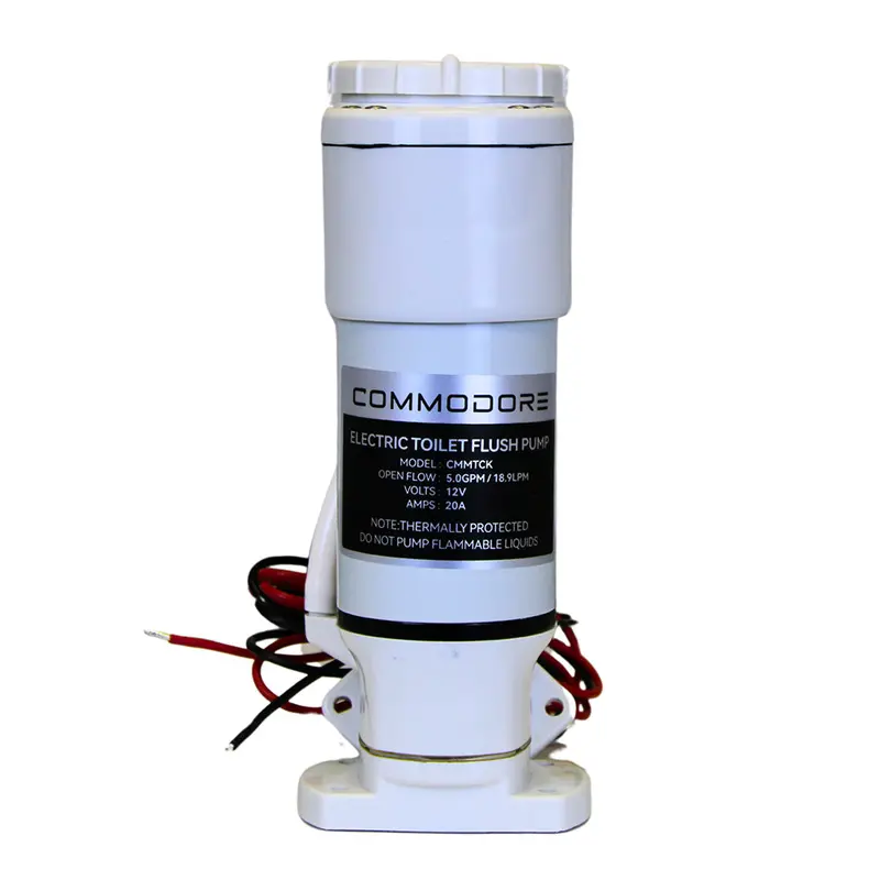 Commodore 12V Manual-To-Electric Marine Toilet Conversion Kit 1