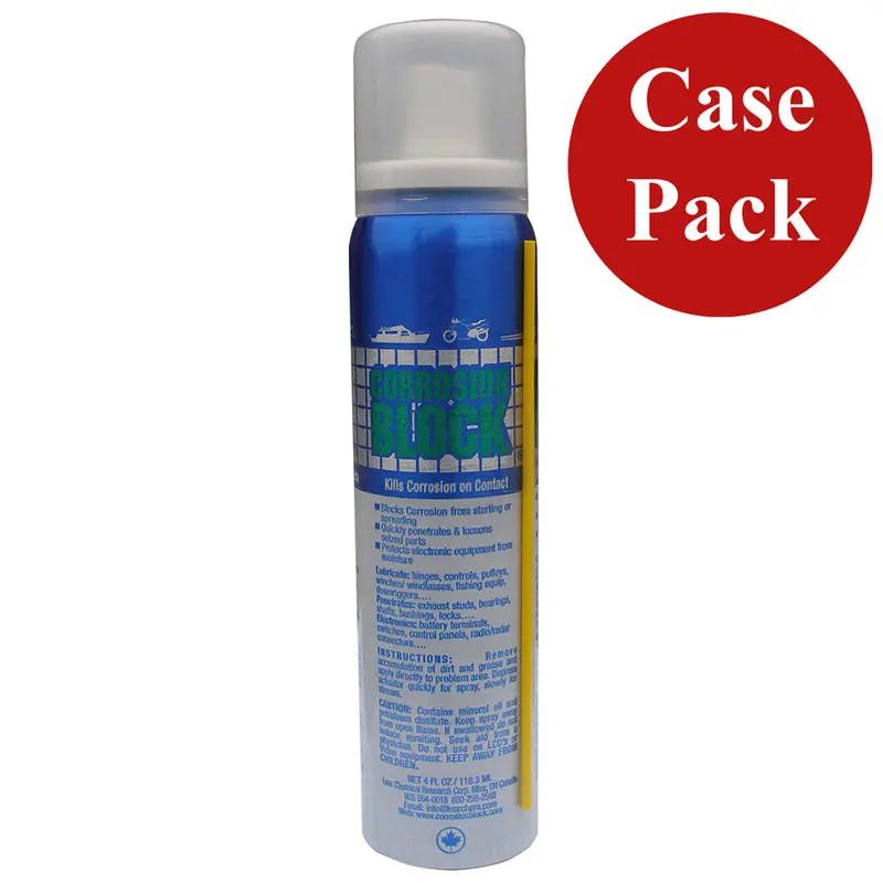 Corrosion Block Liquid Pump Spray – 4 Oz Bottle (Non-Hazmat, Non-Flammable, Non-Toxic; Case Of 24) 1