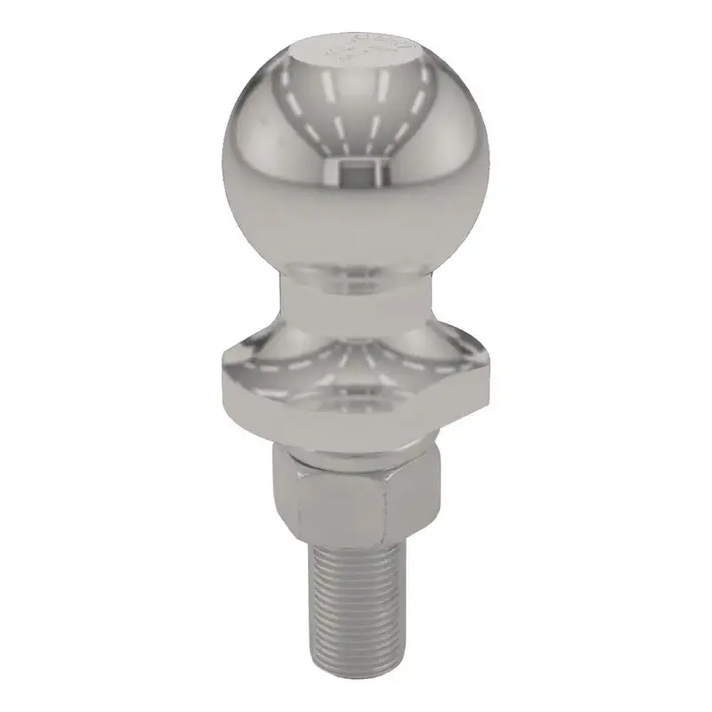 Curt Stainless Steel Trailer Ball – 1-7/8 Inch, 3/4 Inch X 2-1/8 Inch Shank, 2,000 Lb Capacity [40080] 1